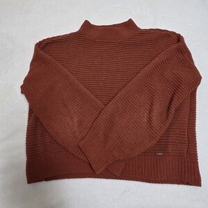 Hollister Women's Rust Textured Knit Sweater Size S